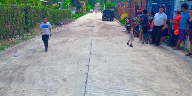 Pavimentación de camino rural beneficia a habitantes de Nuevo San Carlos