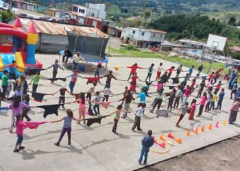 Ministerio de Cultura desarrolla jornada lúdica para niños de Tajumulco