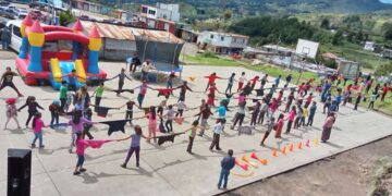 Ministerio de Cultura desarrolla jornada lúdica para niños de Tajumulco
