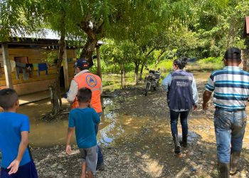Conred mantiene atención de primera respuesta para afectados por lluvias