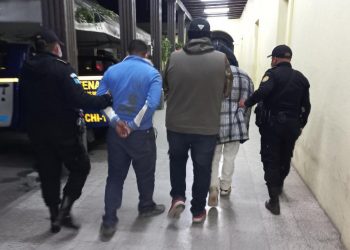 personas capturadas por la PNC