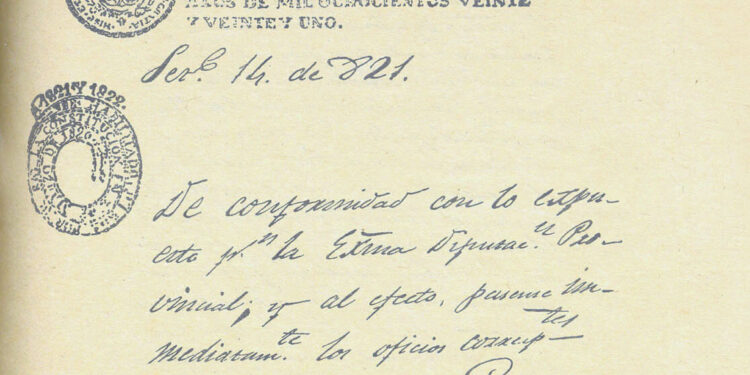 Así se firmó el Acta de Independencia de Guatemala