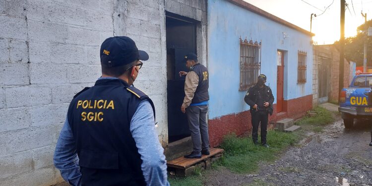 Ejecutan allanamientos contra el crimen organizado y tráfico de ilícitos