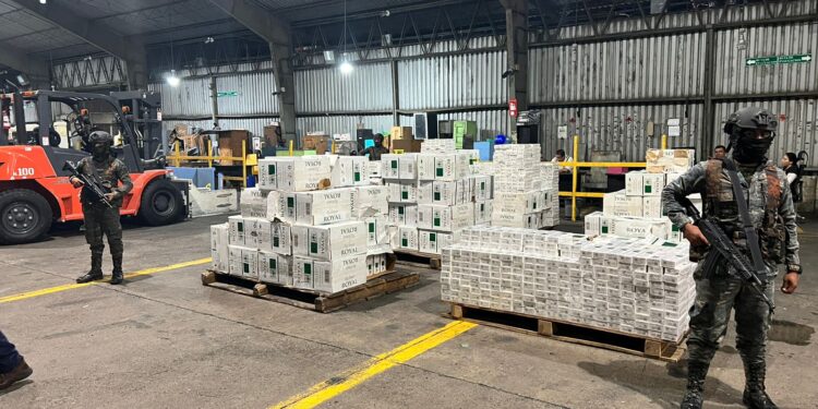 Más de un millón de cigarrillos de contrabando incautados en Petén