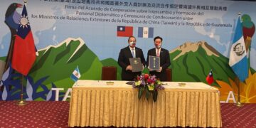 Firma de acuerdo entre Guatemala y la República de China (Taiwán)