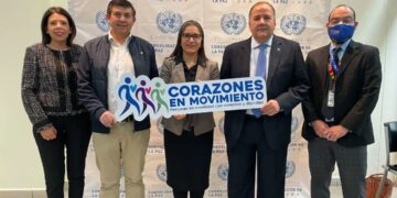 Lanzan campaña corazones en movimiento para apoyar a los migrantes.