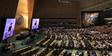 Presidente Alejandro Giammattei participa en la 77 periodo de sesiones de la Asamblea General de la ONU.