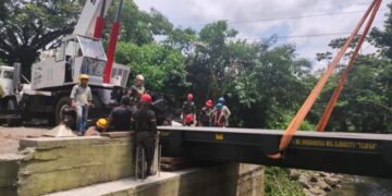 Puente rural en Suchitepéquez.