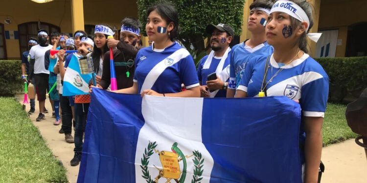 Fervor patrio se vive en Huehuetenango