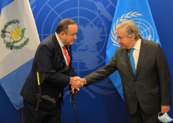 Presidente se reúne con el secretario general de la ONU