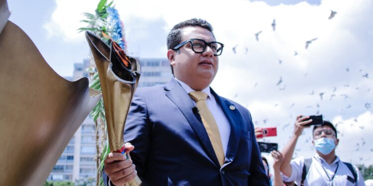 Antorcha Centroamericana por la Paz es trasladada hacia Jutiapa