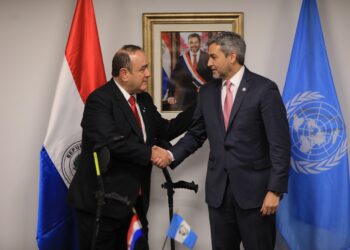 Gobernantes de Guatemala y Paraguay sostienen reunión bilateral en Estados Unidos