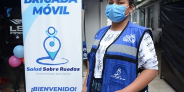 Personal de salud apoya en brigadas móviles de salud en Alta Verapaz. /Foto: MSPAS