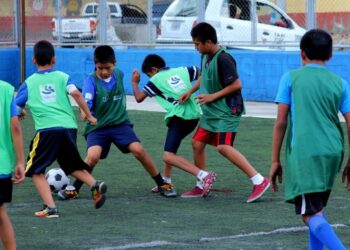 Autoridades fomentan la cultura de prevención a través del futbol. /Foto: MCD