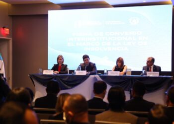 Firman convenio para robustecer aplicación de Ley de Insolvencia