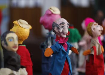 Títeres estarán expuestos en la Biblioteca Nacional hasta el 10 de octubre. /Foto: DCA