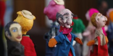 Títeres estarán expuestos en la Biblioteca Nacional hasta el 10 de octubre. /Foto: DCA