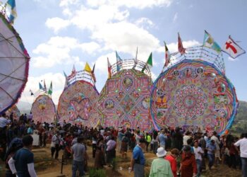 Barriletes Gigantes son parte de la riqueza cultural de Guatemala. /Foto: MCD