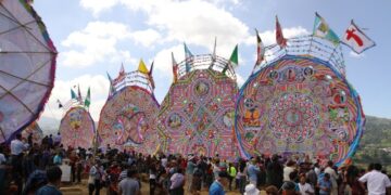 Barriletes Gigantes son parte de la riqueza cultural de Guatemala. /Foto: MCD