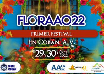 Da inicio el primer festival FLORAAO22 en Cobán