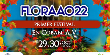 Da inicio el primer festival FLORAAO22 en Cobán