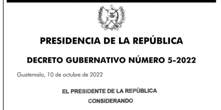 Publican decreto de estado de calamidad pública por efectos de Julia