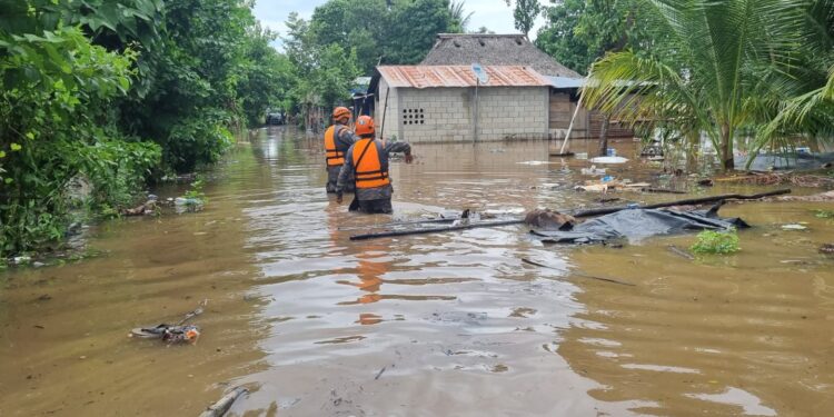El paso del fenómeno natural Julia en Suchitepéquez