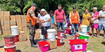 Ayuda humanitaria llega a comunidades de Moyuta