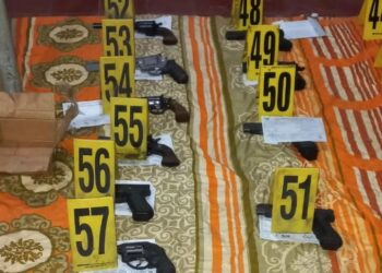 Localizan armas y municiones en operativos en Zacapa.