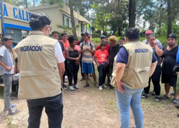 Operativos en el puesto fronterizo de Agua Caliente