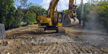 Trabajos para mejorar la transitabilidad entre Zacapa y Chiquimula.