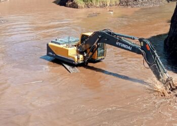CIV y Cuerpo de Ingenieros trabajan en encauzamiento del río Guachipilín