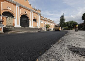 Finalizan trabajos de mejoramiento en calle de los museos zona 13. /Foto: MCD
