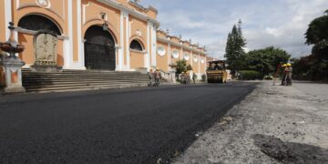 Finalizan trabajos de mejoramiento en calle de los museos zona 13. /Foto: MCD
