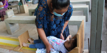 Niños recibieron atención en salud y nutrición. /Foto: MSPAS