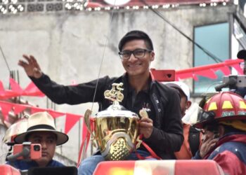 Mardoqueo Vásquez, bicampeón de la Vuelta a Guatemala, llega a Totonicapán