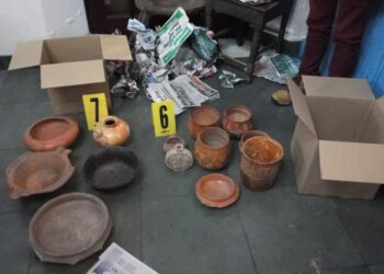 Localizan piezas arqueológicas en inmueble de Antigua Guatemala