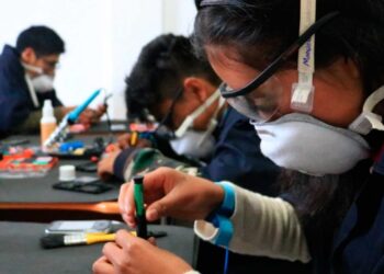 Los jóvenes reciben tecnificación en los programas Quédate.