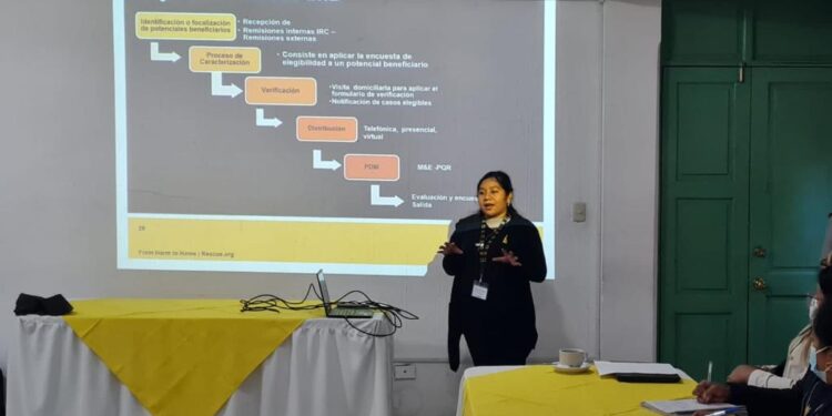 Socializan programa de asistencia humanitaria en Huehuetenango