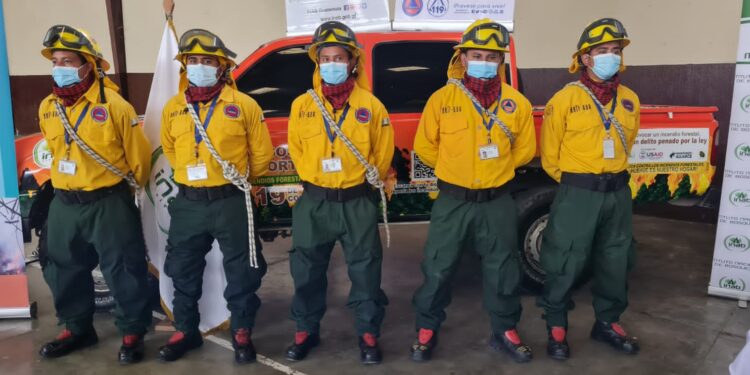 Inab oficializa campaña para prevenir incendios forestales en Huehuetenango