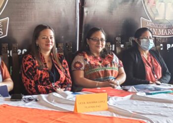 Promueven denuncia por violencia contra la mujer en San Marcos