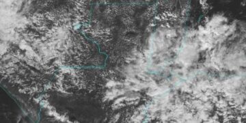 Continúan los nublados y lloviznas, principalmente en el norte y sur del país
