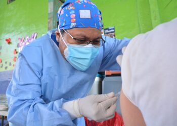 Vacunación ha alcanzado la meta para este año. /Foto: MSPAS