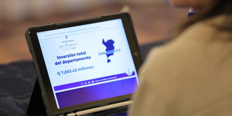 Gobierno ha invertido más de 7 mil 802 millones de quetzales en San Marcos