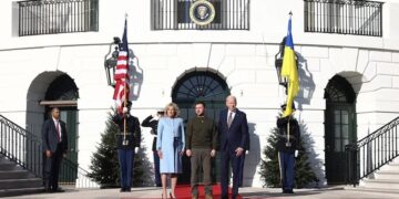 Presidente estadounidense recibe a su homólogo de Ucrania en visita a Washington