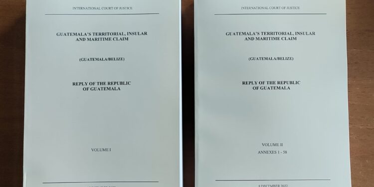 PARA CORREGIR Guatemala presenta ante la CIJ su réplica dentro del litigio Reclamo Territorial, Insular y Marítimo