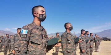 Destacan apoyo y mejores condiciones de los soldados guatemaltecos.