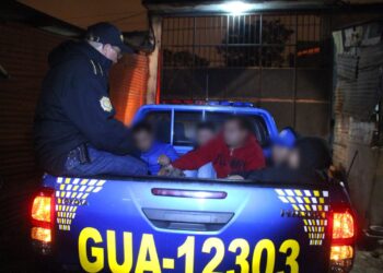 Los miembros de la mara salva trucha fueron aprehendidos en la zona 6