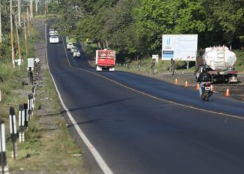 Rehabilitación de carretera.