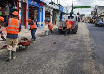 Retomarán trabajos en calle Minerva